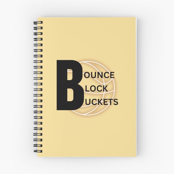 Item preview, Bounce Block Buckets - Basketball Typography designed and sold by LoudVictory.