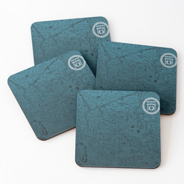 Item preview, Map of Ancient Greek World notebook - Teal designed and sold by AncHist101.