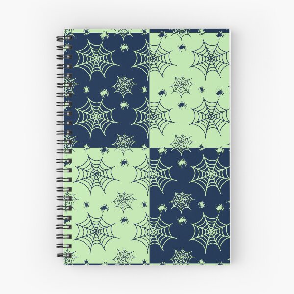 Item preview, Dark blue and pastel green interchange web pattern designed and sold by serenebookworm.