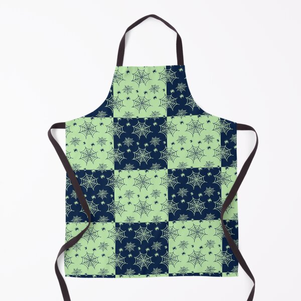 Item preview, Dark blue and pastel green interchange web pattern designed and sold by serenebookworm.