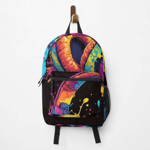 Item preview, Neon Splash Headphones Art designed and sold by sanorastyle.