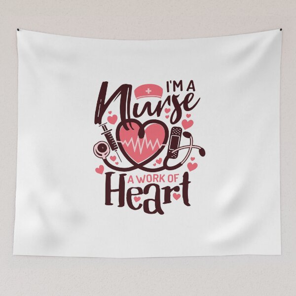 Item preview, i'm a nurse a work of heart designed and sold by stylboutique.