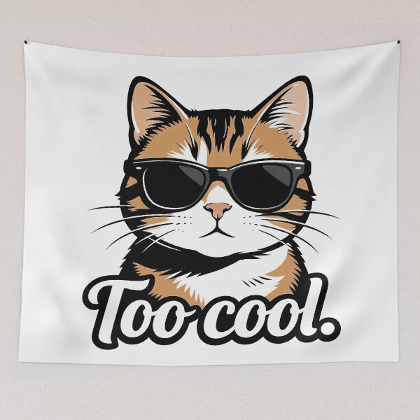 Item preview, Too Cool Cat with Attitude designed and sold by DetalleXL.