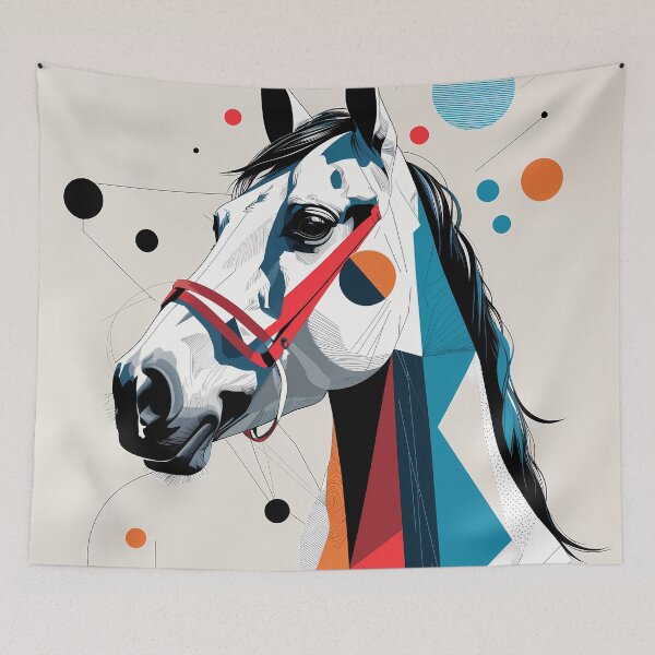 Item preview, Horse geometric abstraction #08 designed and sold by LioTou.