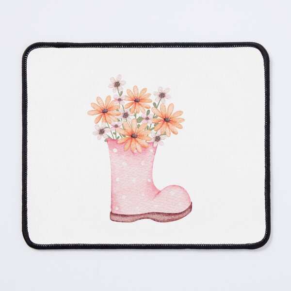 Item preview, Floral Boot with Bouquet Design | Elegant Flower Art Illustration designed and sold by gluxdesing.