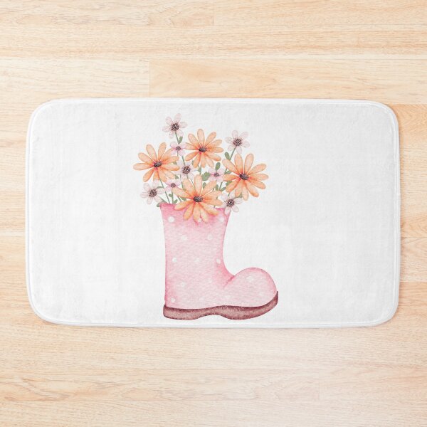 Item preview, Floral Boot with Bouquet Design | Elegant Flower Art Illustration designed and sold by gluxdesing.