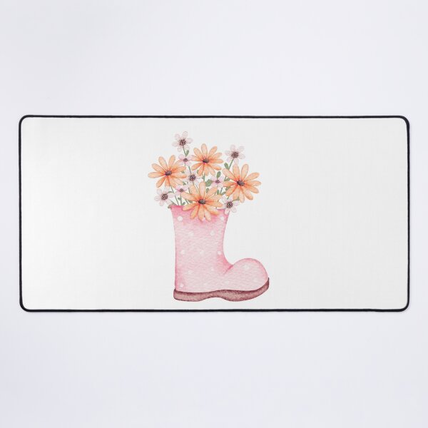 Item preview, Floral Boot with Bouquet Design | Elegant Flower Art Illustration designed and sold by gluxdesing.
