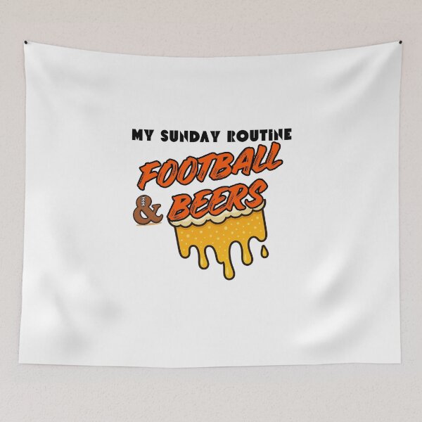Item preview, Cincinnati Bengals Sunday Routine Football Beers designed and sold by ThatFootball12.
