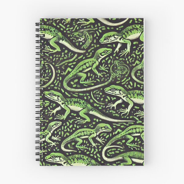 Item preview, Neon Tree Frog Pattern on Black – Tropical Frog  designed and sold by TEEJAMBOREE.