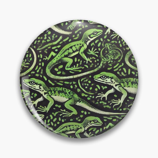 Item preview, Neon Tree Frog Pattern on Black – Tropical Frog  designed and sold by TEEJAMBOREE.