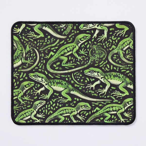Item preview, Neon Tree Frog Pattern on Black – Tropical Frog  designed and sold by TEEJAMBOREE.