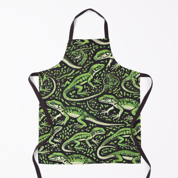 Item preview, Neon Tree Frog Pattern on Black – Tropical Frog designed and sold by TEEJAMBOREE.