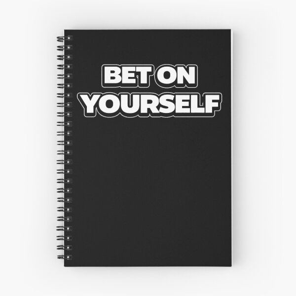 Item preview, Bet On Yourself Motivation Quote Shirt designed and sold by Papier Atelier Art.