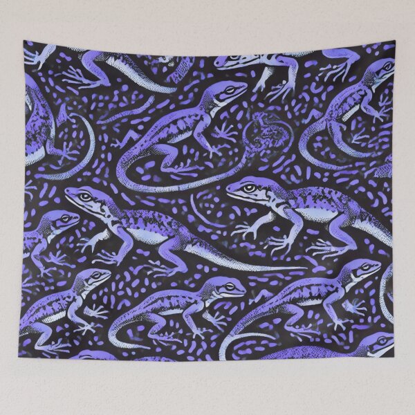 Item preview, Neon Tree Frog Pattern on Black – Tropical Frog  designed and sold by TEEJAMBOREE.