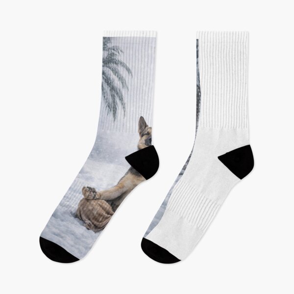 Item preview, Zen Dog in Winter – Peaceful Meditation in the Cold designed and sold by Mirgonhood.