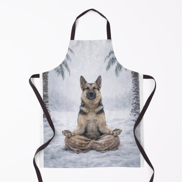 Item preview, Zen Dog in Winter – Peaceful Meditation in the Cold designed and sold by Mirgonhood.