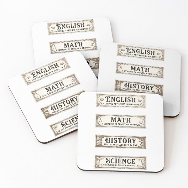Item preview, Sherlock Holmes English Math History Science Subject Labels Shirt designed and sold by Fenay Designs.