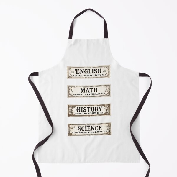 Item preview, Sherlock Holmes English Math History Science Subject Labels Shirt designed and sold by Fenay Designs.