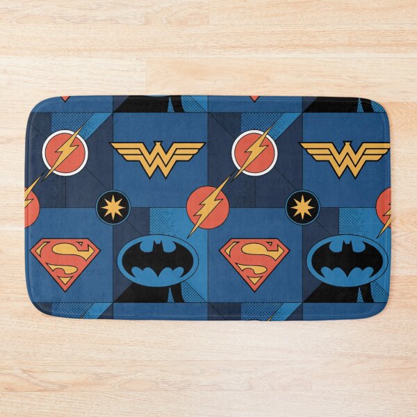 Item preview, Justice League Seamless Pattern – Superman, Batman & Wonder Woman designed and sold by Midnight Veil Designs.