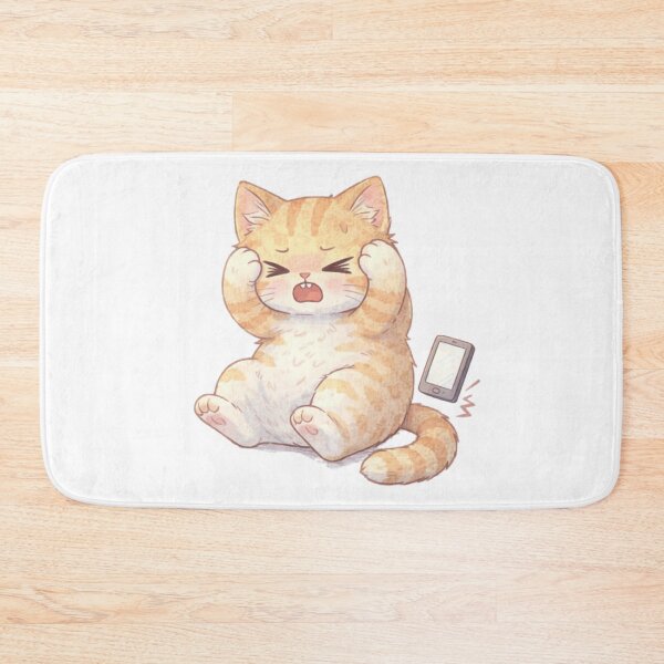 Item preview, Overstimulated Cat | Cute Kawaii Aesthetic | Overwhelmed Stress Mood Design designed and sold by The Mood Index.