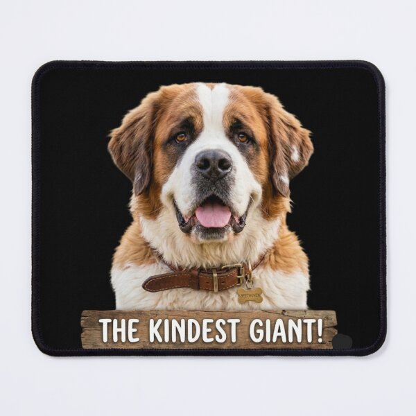 Item preview, The Kindest Giant - Saint Bernard Dog Illustration designed and sold by MarZeDesigns .