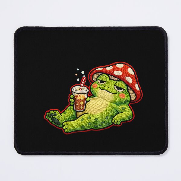 Item preview, Cute Chill Drink Frog – Cool Attitude Aesthetic Design designed and sold by ColorSplash123.