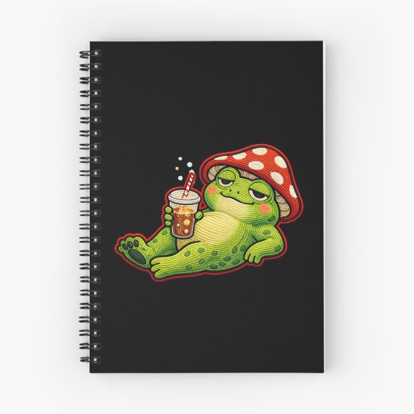 Item preview, Cute Chill Drink Frog – Cool Attitude Aesthetic Design designed and sold by ColorSplash123.