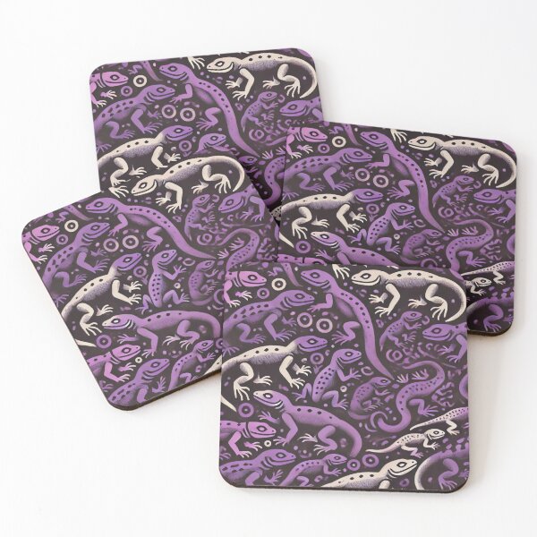 Item preview, Neon Tree Frog Pattern on Black – Tropical Frog  designed and sold by TEEJAMBOREE.