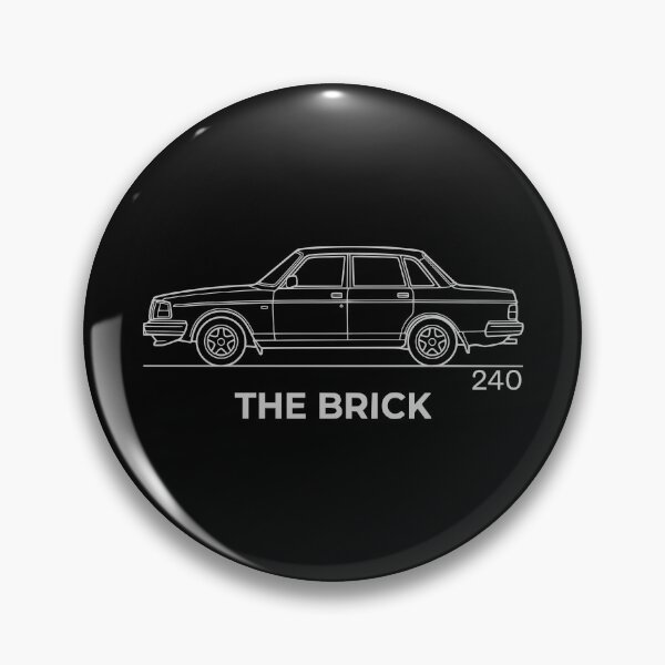 Item preview, The Brick 240 Retro Sedan Blueprint Minimalist Car Graphic - Off White designed and sold by Off-Road-Zone.