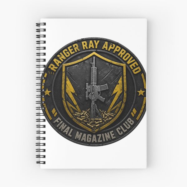 Item preview, Ranger Ray Approved Last Magazine Badge designed and sold by Black Infinite Worlds.