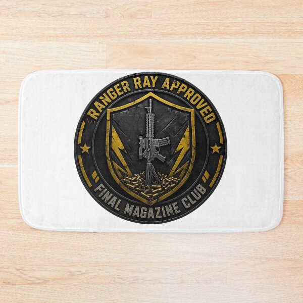 Item preview, Ranger Ray Approved Last Magazine Badge designed and sold by Black Infinite Worlds.