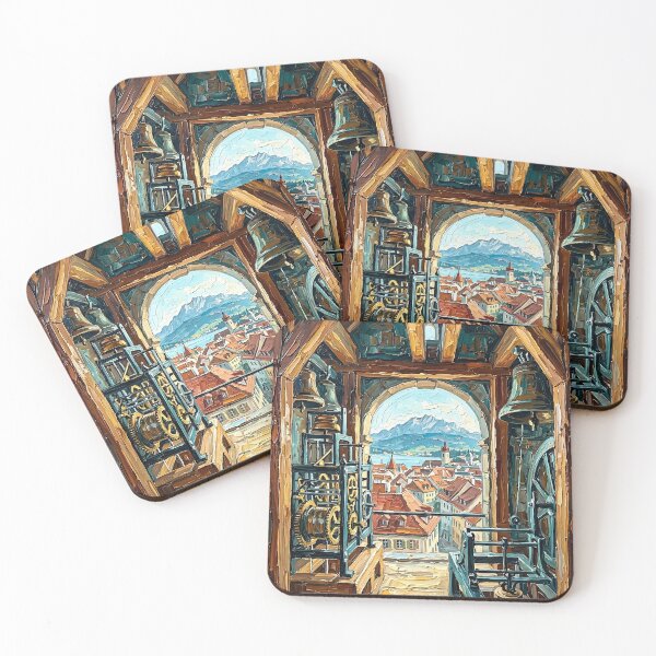 Item preview, View From Lucerne Historical Clock Tower designed and sold by Vista Atelier.