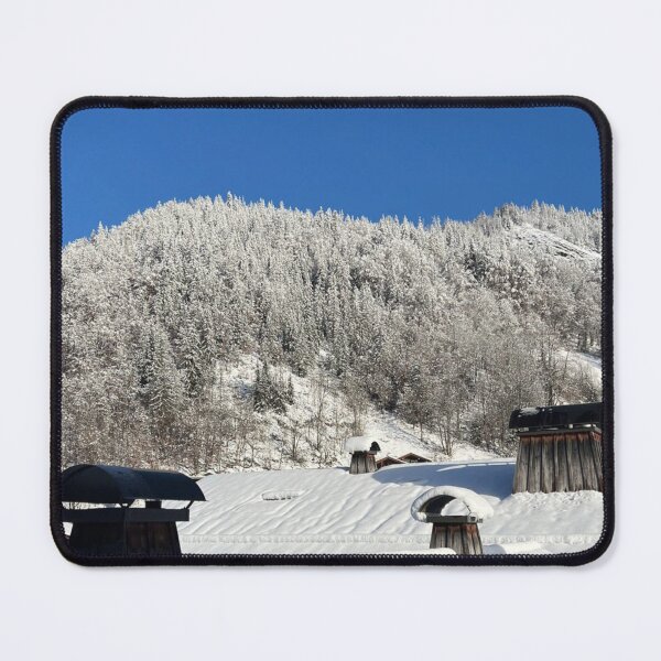 Item preview, Snowy Lmc Caravan Mountain Landscape designed and sold by apiolands.