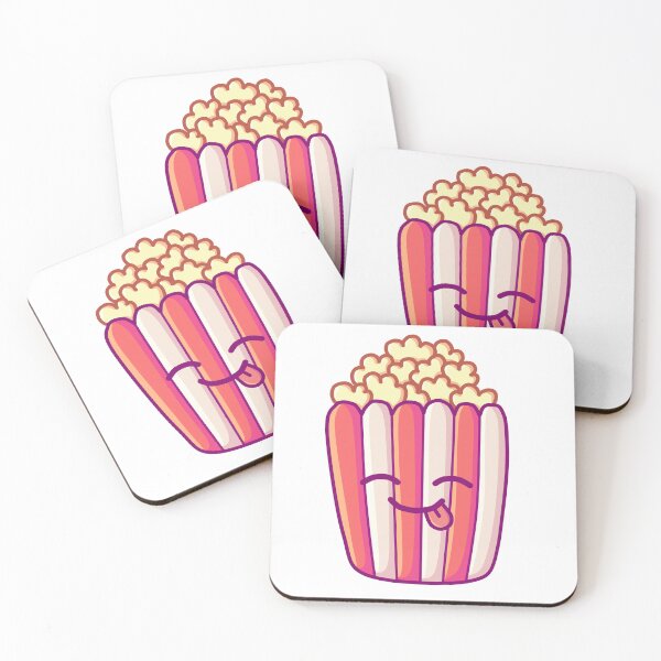 Item preview, Kawaii Popcorn Cinema Stripes Pink Cute Funny Food Gift Movie designed and sold by CLC54.