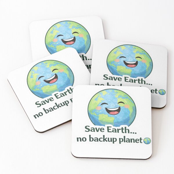 Item preview, Save Earth No Backup Planet Sticker | Cute Earth Day Cartoon Design | Eco Friendly Gift designed and sold by Amr Darwish Graphic designer.