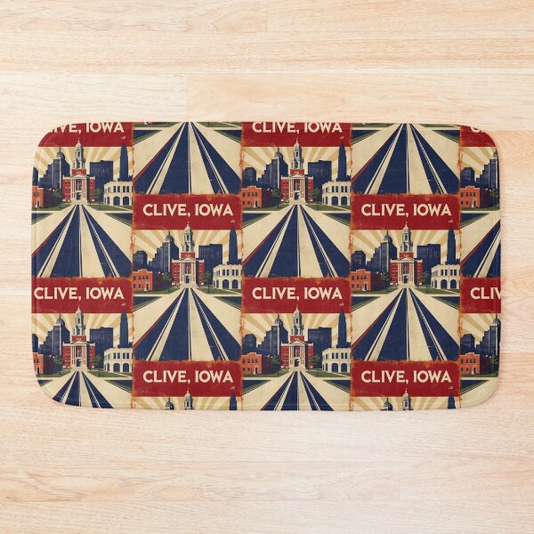Item preview, Clive Iowa 1950s USA Vintage Travel Tourism designed and sold by TravelersGems.