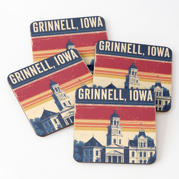 Item preview, Grinnell Iowa 1950s USA Vintage Travel Tourism designed and sold by TravelersGems.