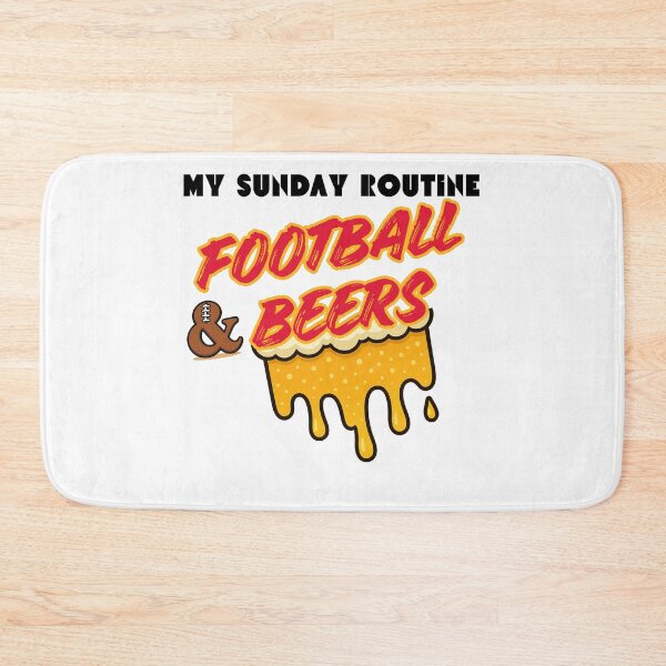 Item preview, Kansas City Chiefs Sunday Routine Football Beers designed and sold by ThatFootball12.