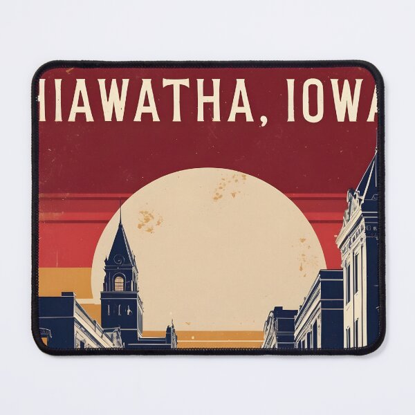 Item preview, Hiawatha Iowa 1950s USA Vintage Travel Tourism designed and sold by TravelersGems.