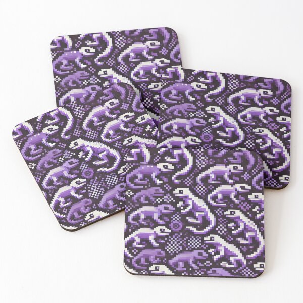 Item preview, Neon Tree Frog Pattern on Black – Tropical Frog  designed and sold by TEEJAMBOREE.