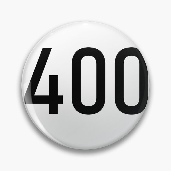 Item preview, 400 Speed limit sign | Prohibition sign designed and sold by Drecksseite.