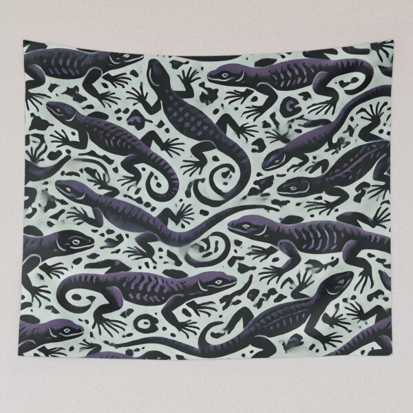 Item preview, Neon Tree Frog Pattern on Black – Tropical Frog  designed and sold by TEEJAMBOREE.