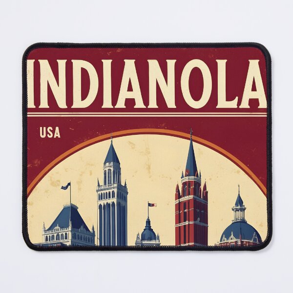 Item preview, Indianola Iowa 1950s USA Vintage Travel Tourism designed and sold by TravelersGems.