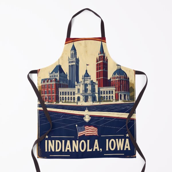Item preview, Indianola Iowa 1950s USA Vintage Travel Tourism designed and sold by TravelersGems.