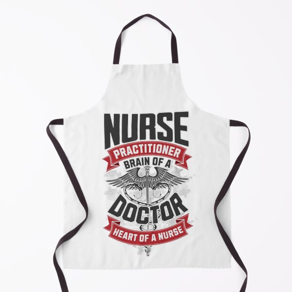 Item preview, nurse practitioner brain of a docto heart of a nurse designed and sold by stylboutique.