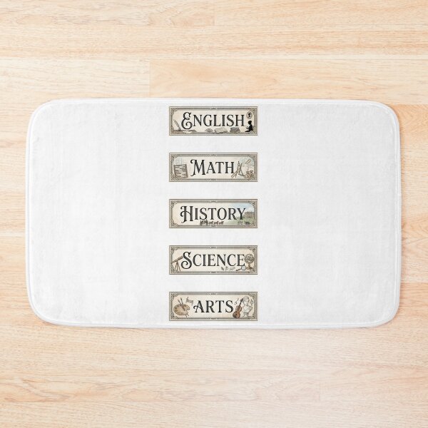 Item preview, Pride and Prejudice English Math History Science Arts Labels Shirt designed and sold by Fenay Designs.