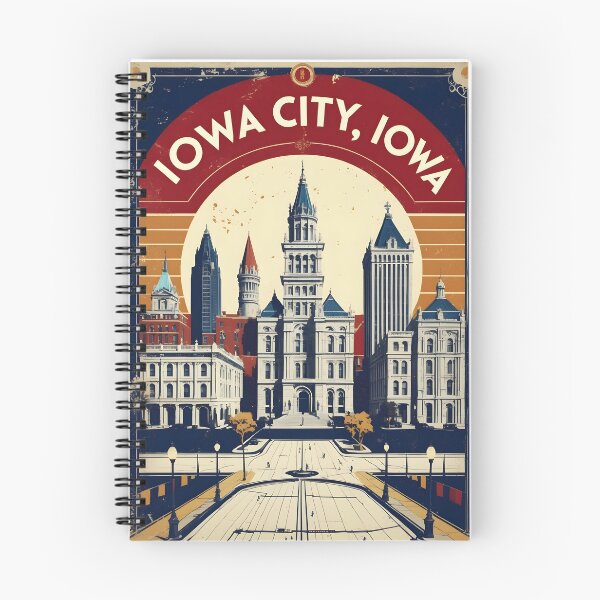 Item preview, Iowa City Iowa 1950s USA Vintage Travel Tourism designed and sold by TravelersGems.