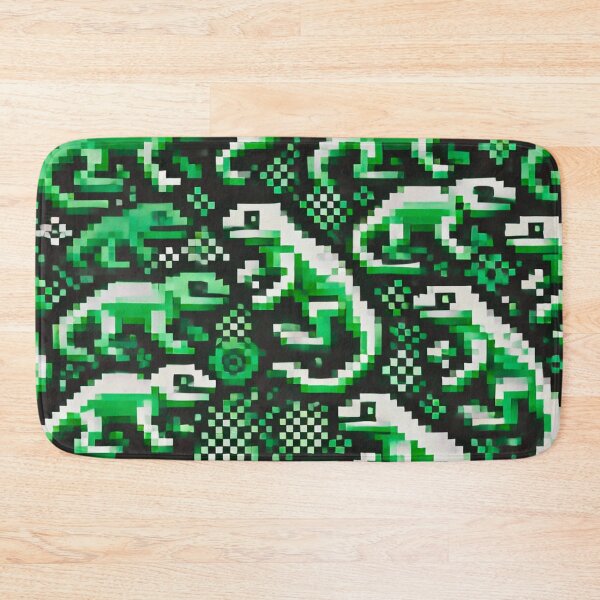 Item preview, Neon Tree Frog Pattern on Black – Tropical Frog  designed and sold by TEEJAMBOREE.