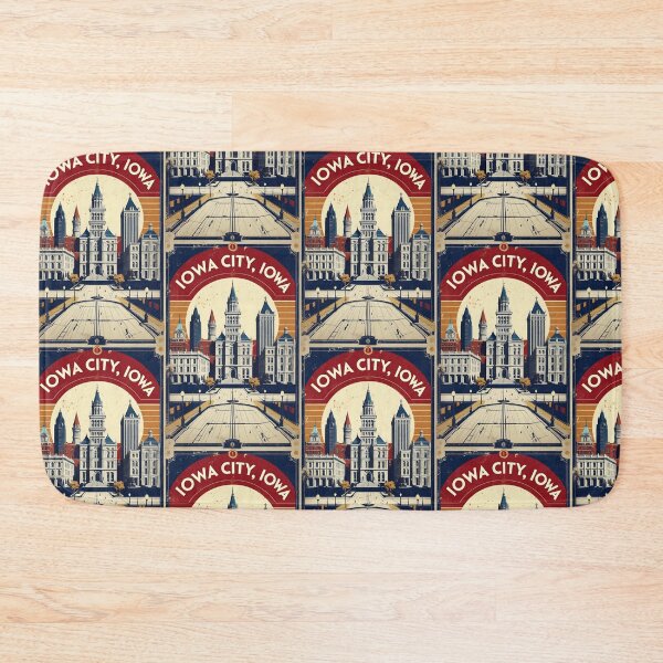 Item preview, Iowa City Iowa 1950s USA Vintage Travel Tourism designed and sold by TravelersGems.