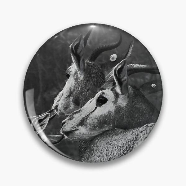 Item preview, Monochrome Gazelle Herd - High Detail Wildlife Art designed and sold by AbulailArt.